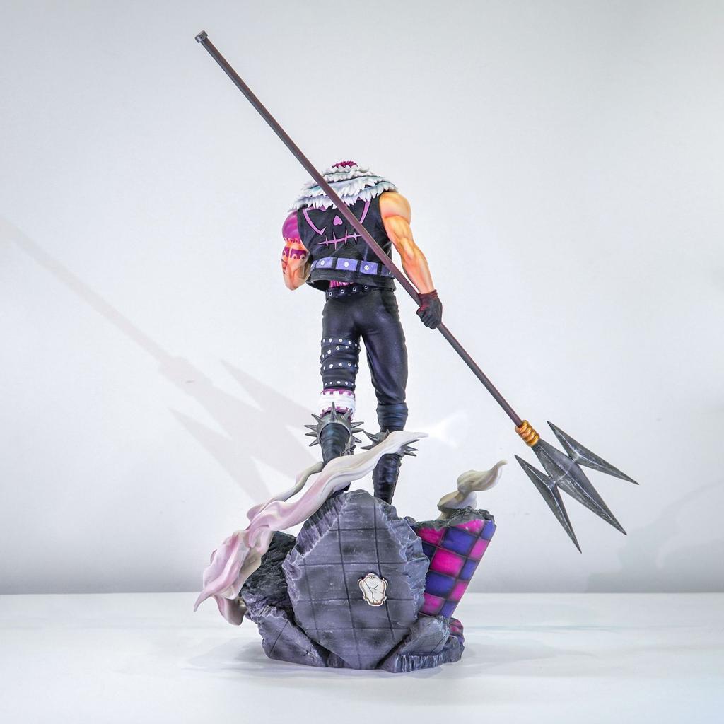 JT studio One Piece 15.74in/40cm Katakuri Figura de Anime de estatua Halberd Domineering de Extra large Zoro PVC Mode Toys Gifts