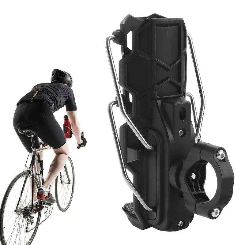 1.26-3.15 In Universal Bike Motorcycle Water Bottle Holder No Drill Adjustable Handlebar Cup Cage for MT B Road Cycling