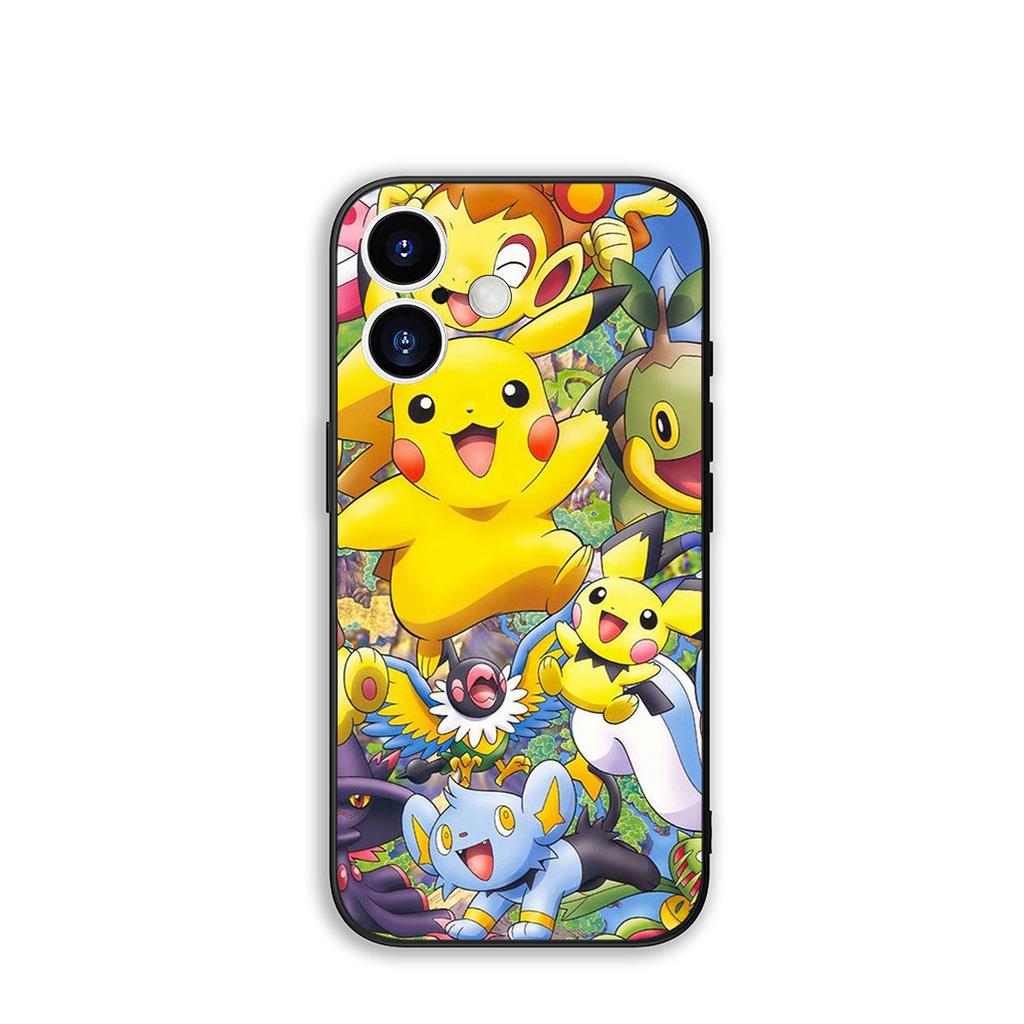 Bulbasaur P-Pokemons P-Pikachus Squirtle for Motorola Moto G54 G05 G24 G75 G85 G15 G57 G86 Power Edge 50 30 Fusion neo Pro Case