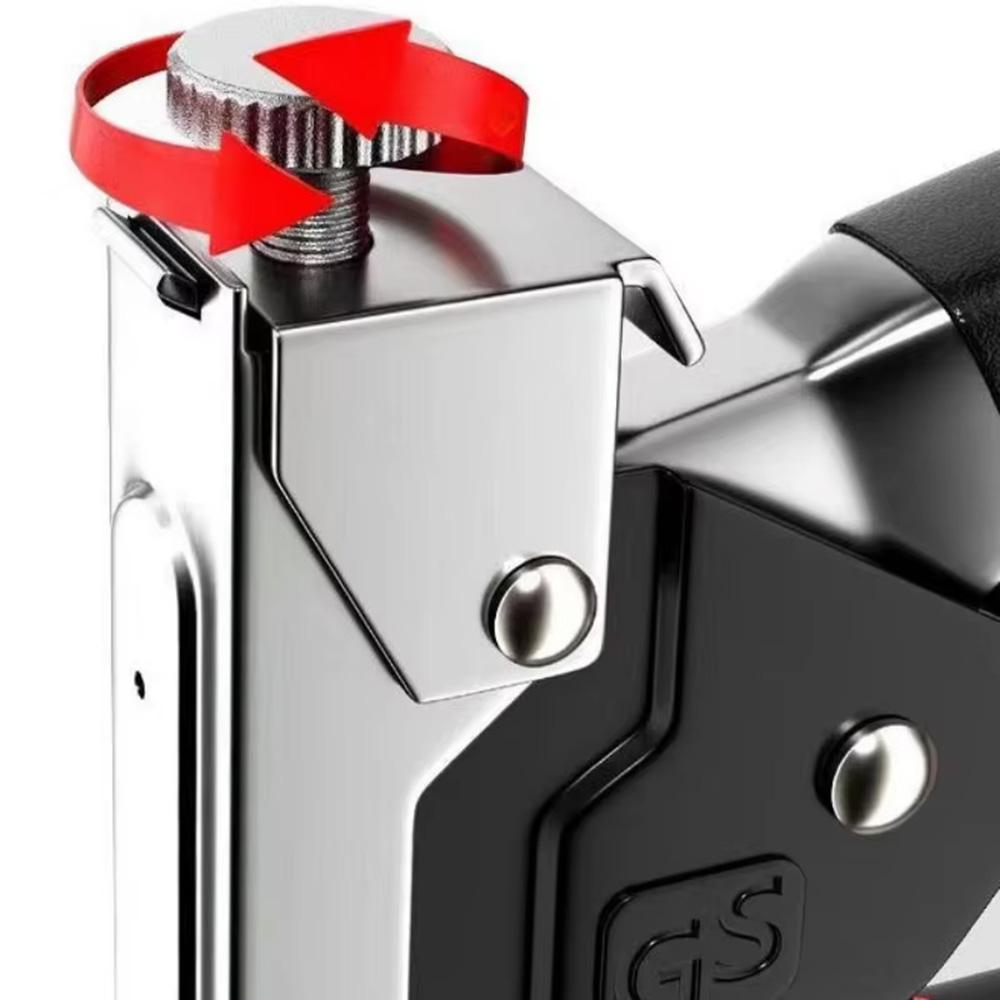Durable 4-IN-1 Multifunctional Manual Nailing Gun Light Duty Home Use Nailing Gunfor DIY Home Decoration Camping Industrial Use