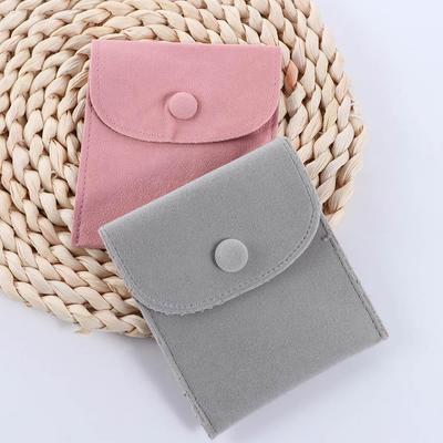 Exquisite Rings Earring Storage Botton Packaging Bags Jewelry Bags Velvet Pouch Gift Packaging
