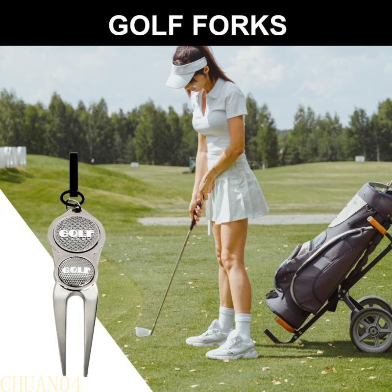 A1A2 Metal Golfs Divot Tool Curved Golfs Green Part Metal Bending Golfs Divot Repair Tool Portable Golfs Green Divot Fork China Mainland