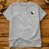 Tai Chi Yin Yang Goldenes T-Shirt Sommer Trendige T-Shirts Baumwolle Rundhals Übergroße Kleidung Kurzärmeliges Ästhetisches T-Shirt