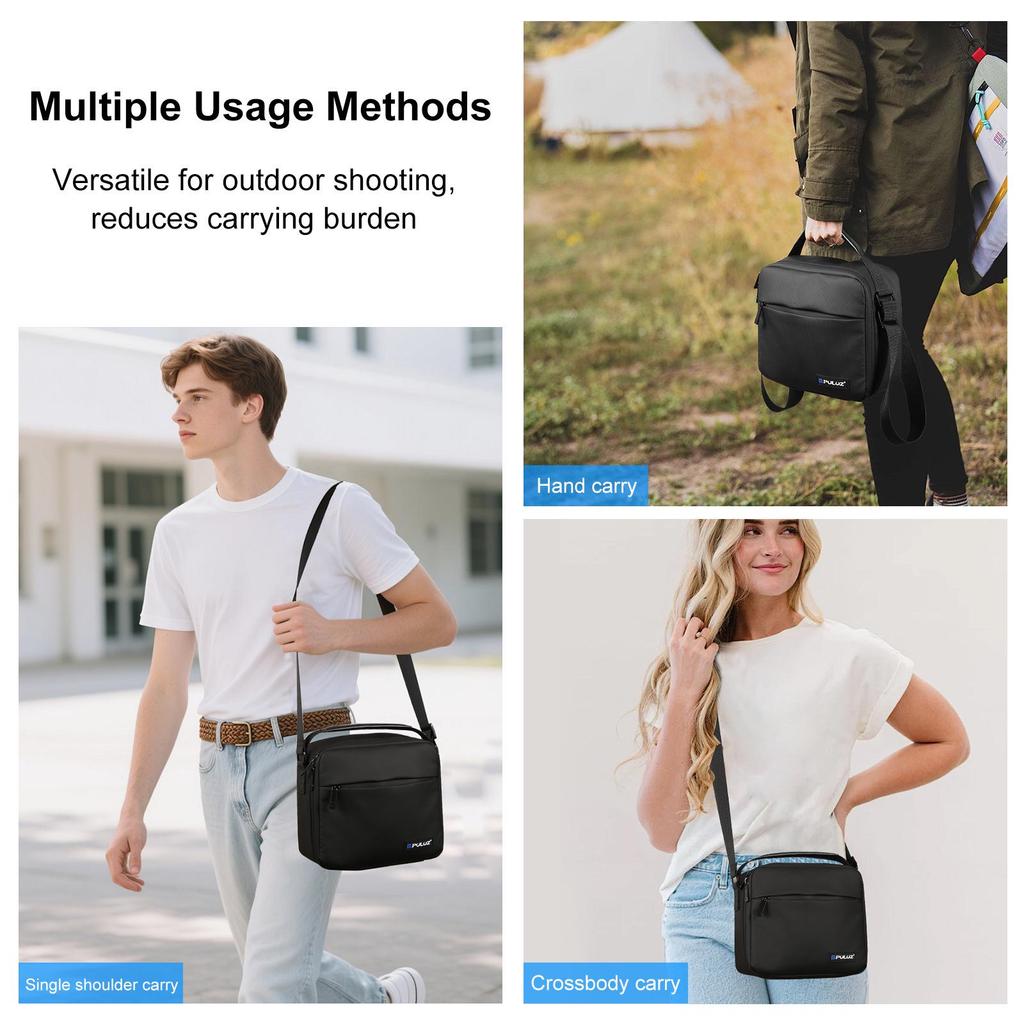 PULUZ Fat Cow Crossbody Drone and Camera Bag for DJI Mini Series/Osmo Pocket