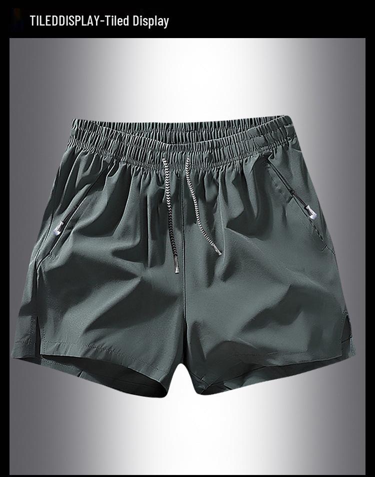 Men's Quick-Dry Ice Silk Casual Shorts - Versatile Summer Fashion for All Ages