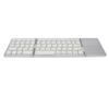 3 Folding Keyboard with Touchpad 63 Keys 10m Connection USB Charging Wireless Keyboard for Smartphone Tablet Laptop Travel