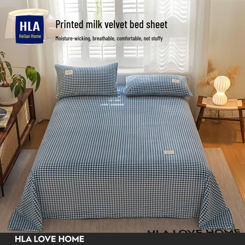 Heilan Home Plush Bed Sheet