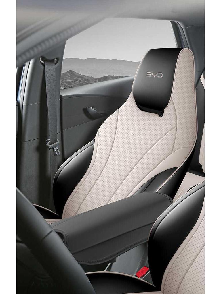 BYD Dolphin 2025 All-Season Leather Seat Cover for Smart Driving Version - Full Coverage