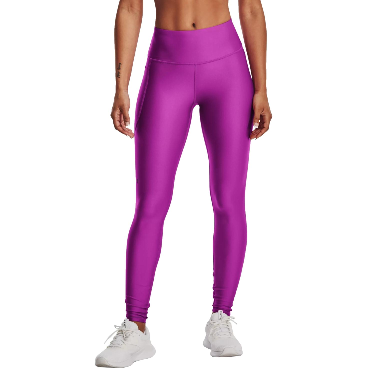 Under Armour HeatGear No-Slip Waistband Leggings, Leggings violet femme