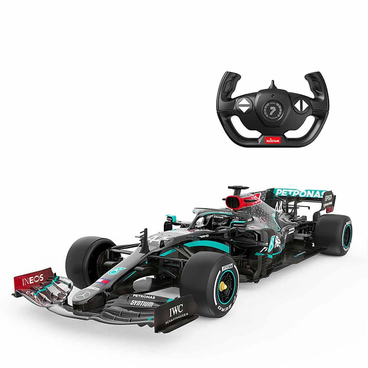 

Rastar RC Car F1 RC Black 1/12 Mercedes-AMG Car,