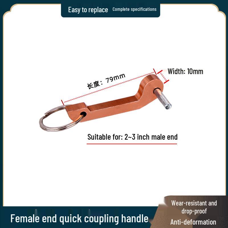 Schnellkupplung Buchse Dichtung 1-4 Zoll Dichtring Unterlegscheibe mit Laschen und Griff