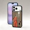 J-Jean J-Jullien M-Minimalistische Kunst Telefoonhoesje Magnetisch Voor iPhone17 16 15 14 13 12 Pro Max Voor Magsafe Draadloos Opladen Cover