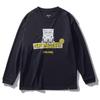 Junior Long Sleeve T-Shirt, SpongeBob SquarePants, Yellow and Black, Size 130 (SJT24164S)