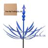 Metal Iron Art Outdoor Rotating Gyro Windmill Spinner