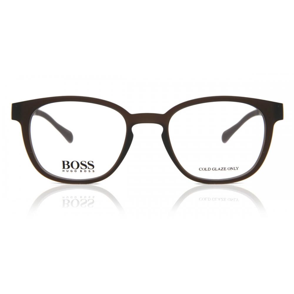 

Boss 0871 05a Unisex Eyeglasses Matte Dark Brown/50