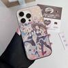 Chocola Nekopara For IPhone 16 15 14 13 12 11 17 Pro Max Plus Wave Corrugated Phone Case Anti Drop Cover