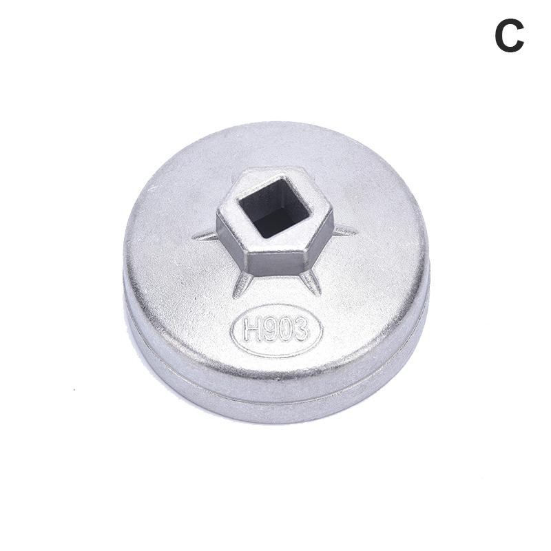 1Pc Aluminum Cup Type Oil Filter Cap Wrench Socket Auto Hand Removal Tool