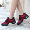 Unisex Breathable Mesh Dance Shoes with Soft Sole for Fitness, Aerobics, and Jazz.