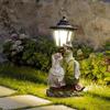 Solar Hexagonal Garden Light Animal Garden Ornament, Ranch Park Outdoor Flower Bed Decorative Light