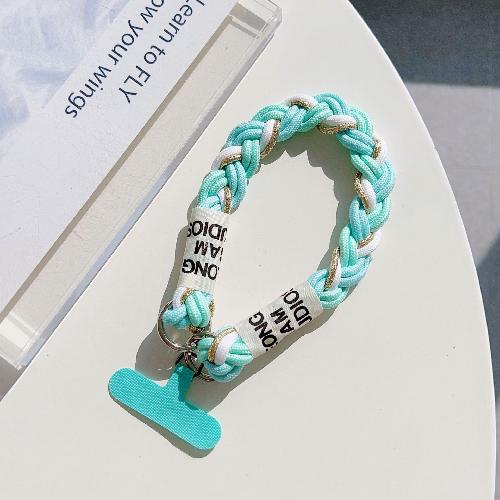 Laccetto Portacellulare Carino Decorazione da Appendere Può Essere Portato Corda Intrecciata Ciondolo Antipperdita Moda Cinturino Corto da Polso Fascia