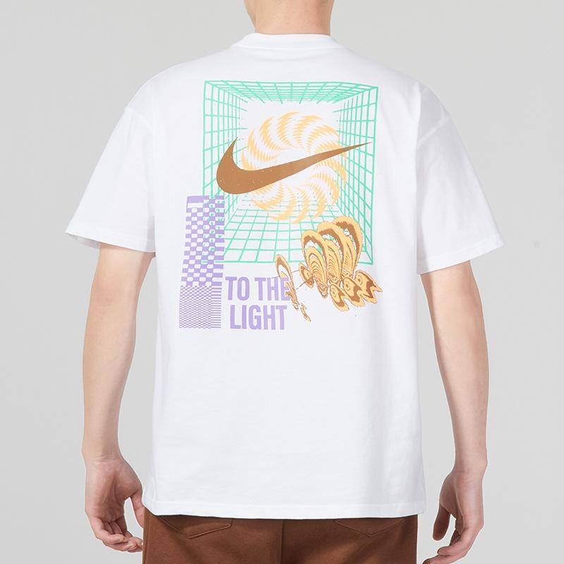 Nike Behind Graffiti T-Shirt 'White' Men's FB9787-100