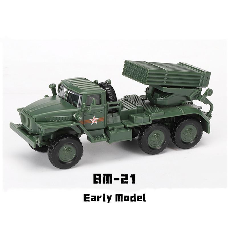 

4D 1/72 Soviet BM-21 Rocket Launcher TOS-1Heavy Flamethrower System Assembly Puzzle Model Military Toy Tank