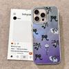 Black Bow Cartoon Animal Phone Cases Phone Case for iphone 16 14 15 Plus 13 Pro Max 7 16e Cute Girls Shell Silicone Back Cover