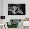 Blanco y Negro Sexy Desnudo Femenino Amantes Figura Lienzo Arte Mural Hotel Póster Impresión Pintura Arte de Pared Imagen Decoración Hogar Dormitorio