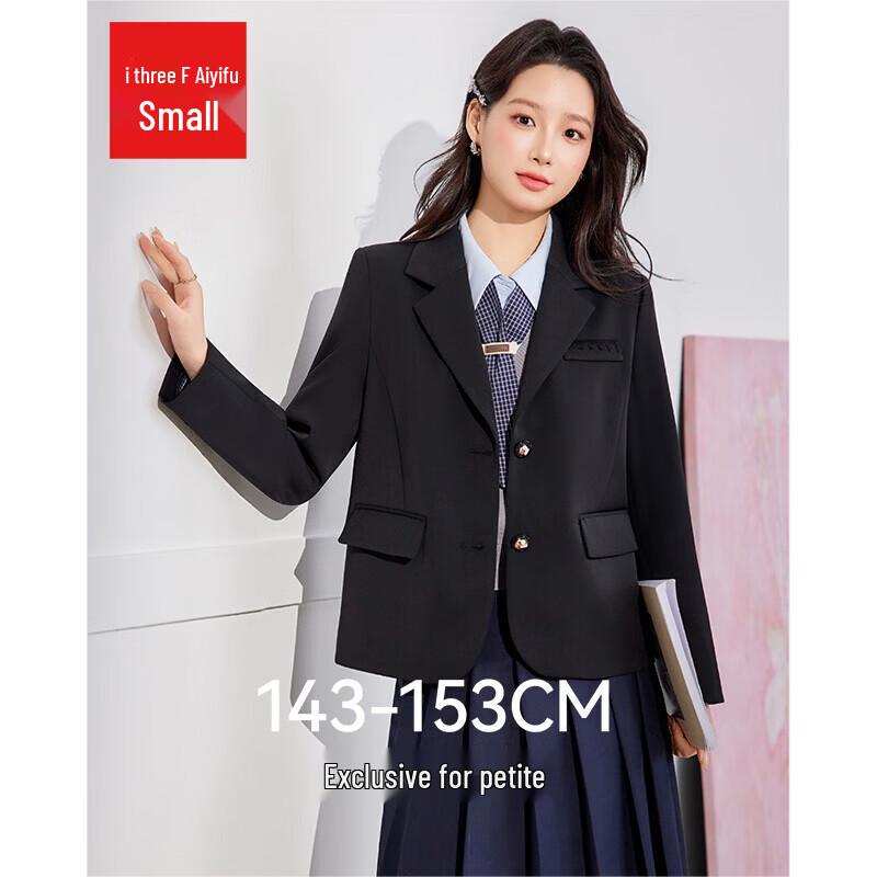 Женский укороченный универсальный блейзер IEF в корейском стиле XS