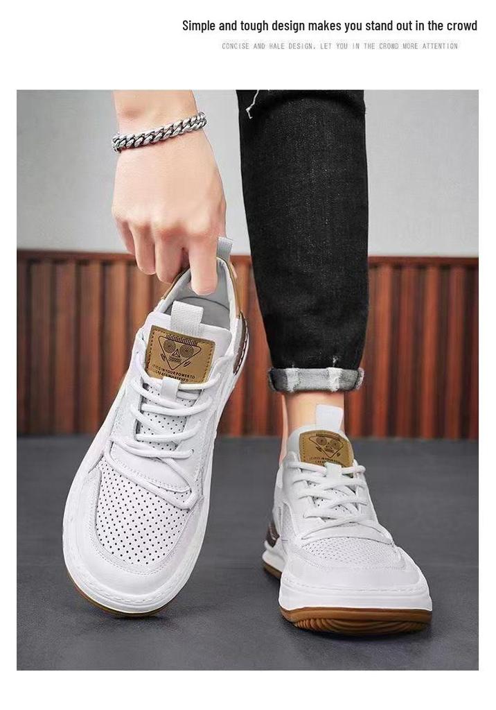 Men's Breathable Mesh Casual Sports Shoes - Lightweight, Trendy, Versatile, and Comfortable Soft Sole