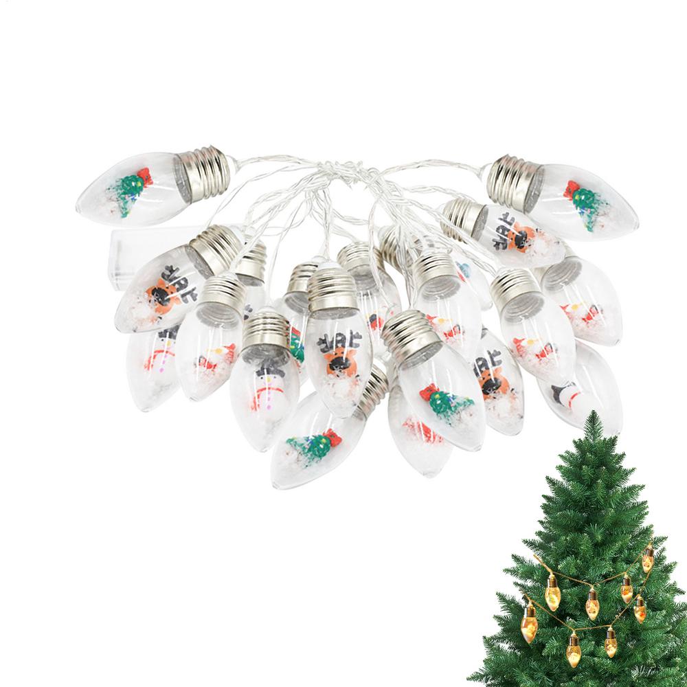 Christmas Lights 9.8 Feet LED Bulbs Fairy Lights For Christmas Tree Holiday Porch Yard Indoor Outdoor Party Wedding Decoration