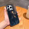 My Hero A-Academia Himiko Toga Phone Case For iPhone17,16,15,14,13,12,11,Pro,MAX Gray Matte Silicone Black Cover