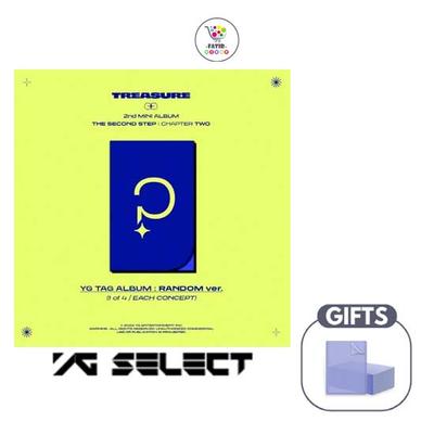 YG SELECT TREASURE 2nd MINI ALBUM [THE SECOND STEP : CAPITOLO DUE] ALBUM YG TAG (RANDOM ver.)