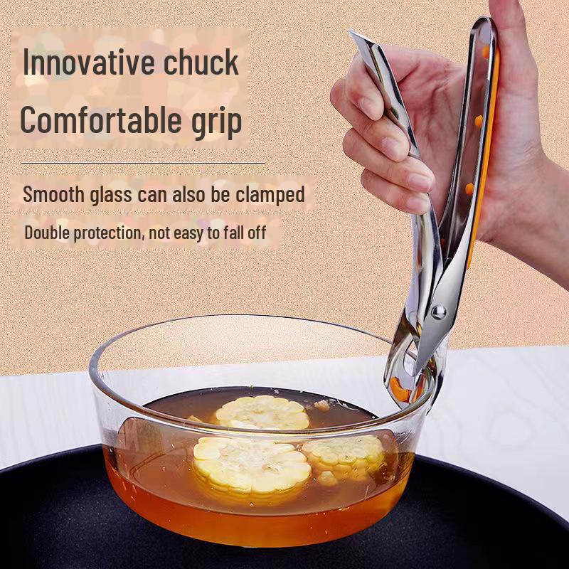 Stainless Steel Non-Slip Multi-Function Bowl and Plate Lifter Clip