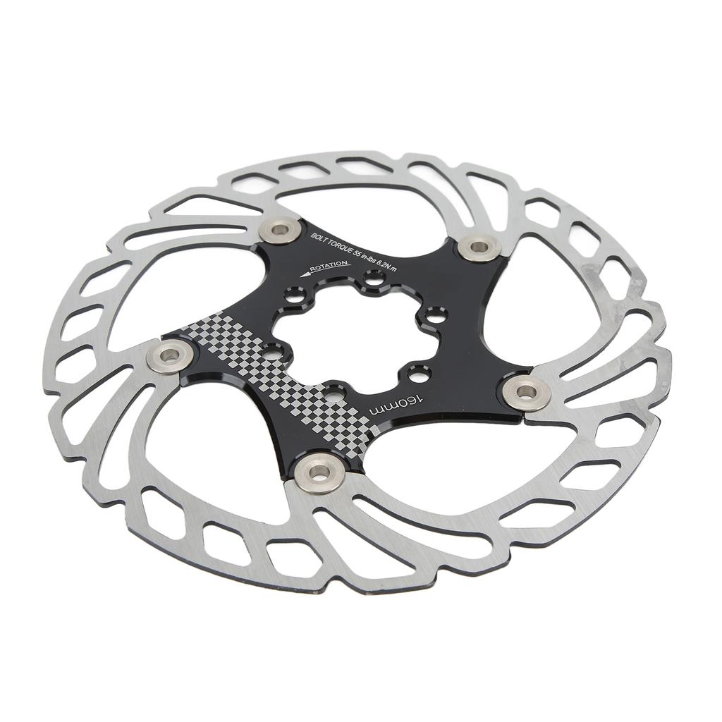 Bike Floating Brake Discs with with 6 Bolts Heat Dissipation Mountain Bike Brake Rotor160MM