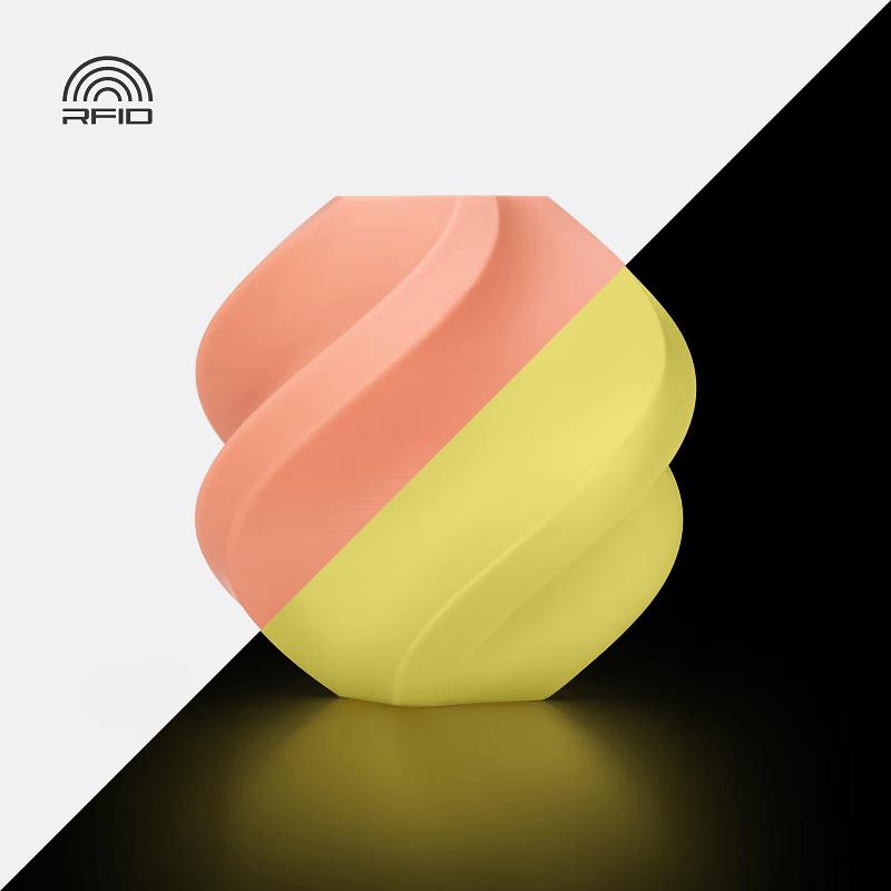 Bambu Lab Glow PLA 3D Printer Filament, 1kg With Spool