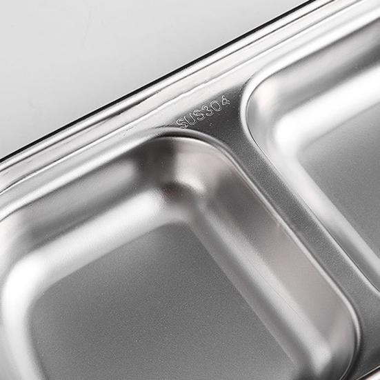 Stainless Steel Dipping Tray with 3 Compartments Easy to Clean Stackable Sauce Bowl Organizer Rack Tableware