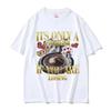 Zwycięzcy Nigdy Się Nie Poddają Zabawny Meme Hazardowy Koszulka Unisex Vintage Wysoka Jakość Moda Damskie Koszulki Casual Bawełniana Oversize Koszulka
