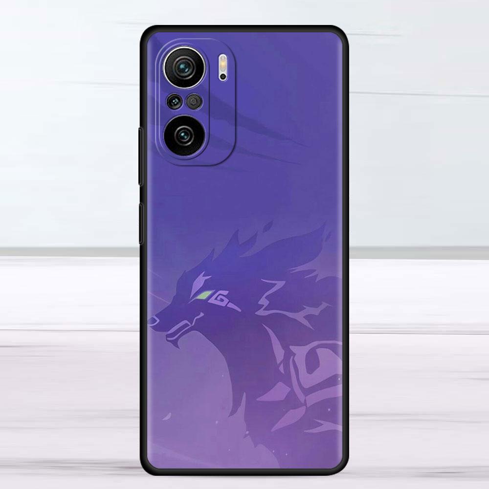 

Чехол для Xiaomi Redmi Note 11 9S 10 9 8 7 9A 9C 9i K40 8T 10C 9T K50 силиконовый чехол для телефона Genshin Impact Logo Redmi K50 Gaming