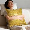 Greek Key Golden Baroque Style Pillow Case Print Polyester Fiber 40X40 Cm Home Sofa Throw Cushion Cover Decoration