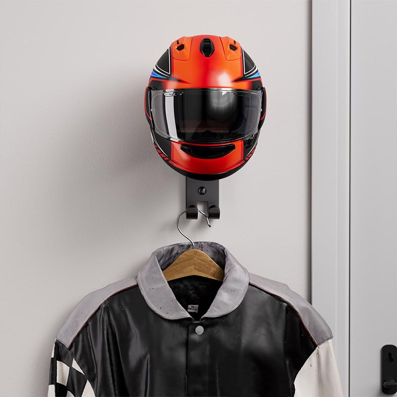 1 Stück Haken Dekoration Langlebige Aufbewahrung Tragfähigkeit Modischer Helmständer Kleider aufhängen Aluminiumlegierung Hüte Zubehör