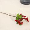 3Pcs Mini Artificial Berry Flower Christmas Fruit Fake Berry Simulation Foam Flower Decoration Wedding Family Table Arrangement