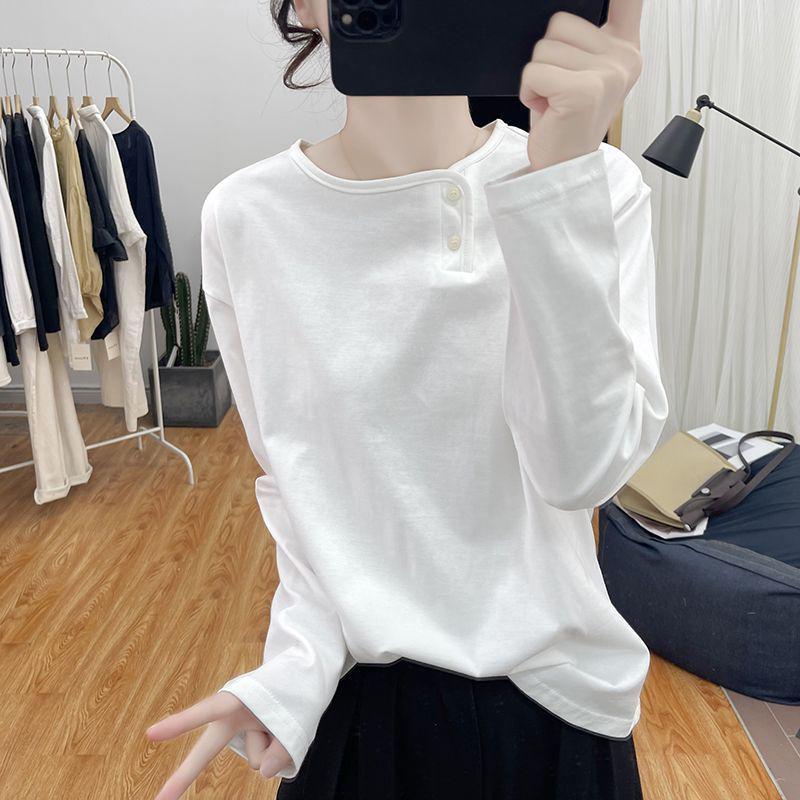 Women's Plus Size Slimming Long-Sleeve Button-Up Top - 2025 Early Autumn Fashion