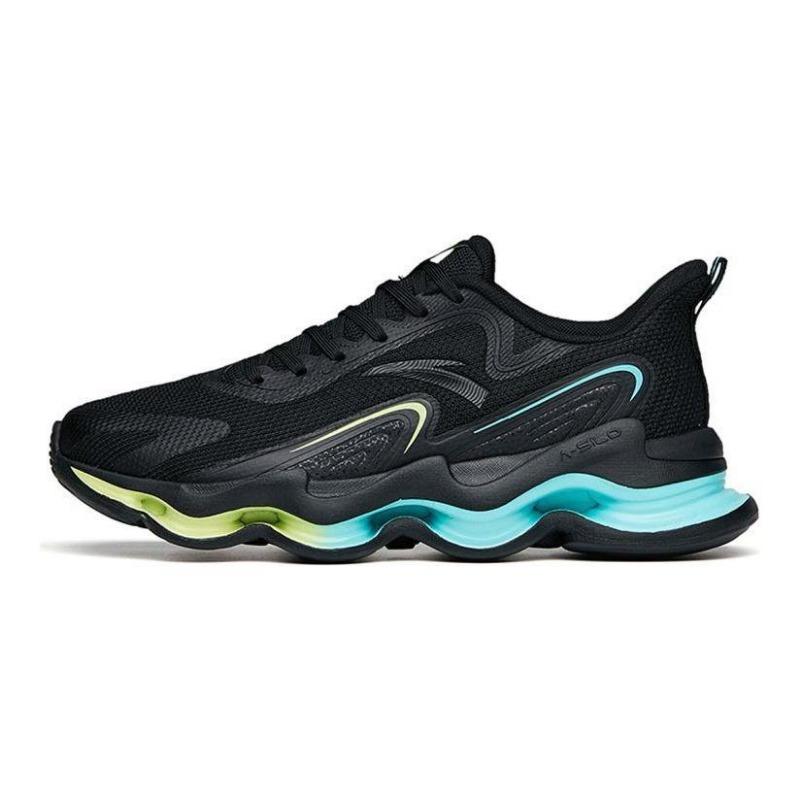 Anta Running Series Lian men s low-top running shoes black, cushioned non-slip breathable 112215555-1 40