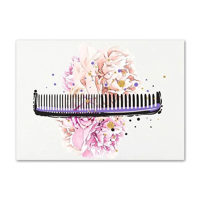 Hair  Salon Canvas Painting Decoration Aesthetic Wall Art Living Room Home Decor Gift