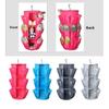 3 Layer Round Shoe Storage Hanging Bag Oxford Fabric Closet Hanging Organizer
