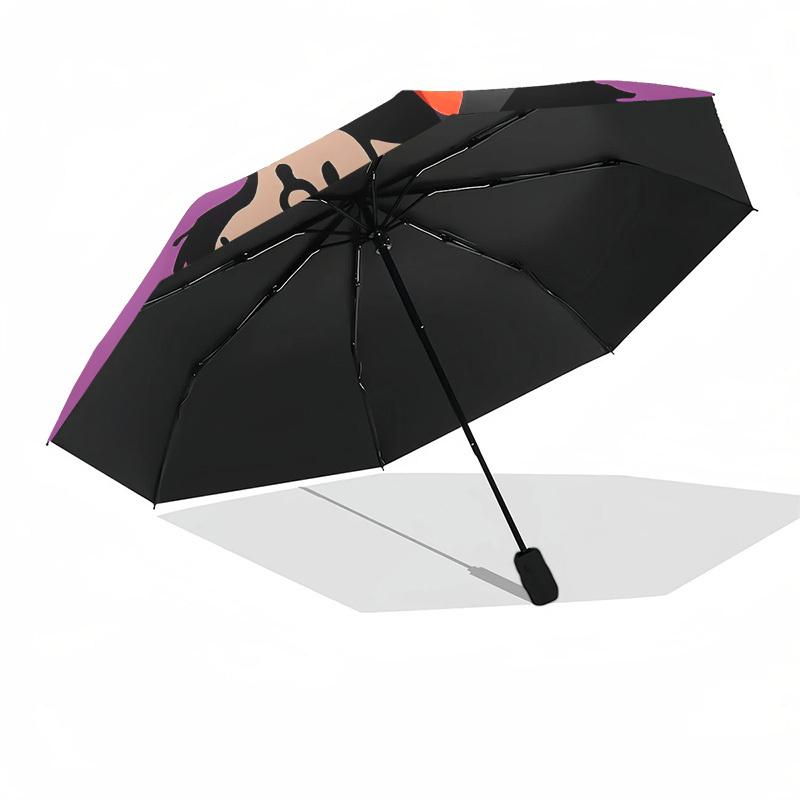 Mafalda, Bicycle Automatic Opening and Closing, 8 Rib Structure Portable Umbrella, Suitable for Men and Women In All Seasons  Perfect Gift F