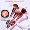 Kleine Taille Make-up Pinsel Rouge Pinsel Großer Make-up Pinsel Lidschatten Pinsel Tragbarer Rouge Pinsel Make-up Reinigungsbürste Gesichtspinsel Beauty Styling Werkzeuge