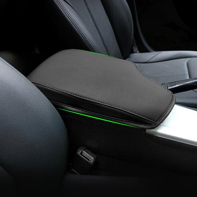 LHD Armlehnenbezug aus weichem Leder für BMW 3er F30 2013 2014 2015 2016 2017 2018, Auto-Mittelkonsolendeckel, Armlehnenbox-Abdeckung