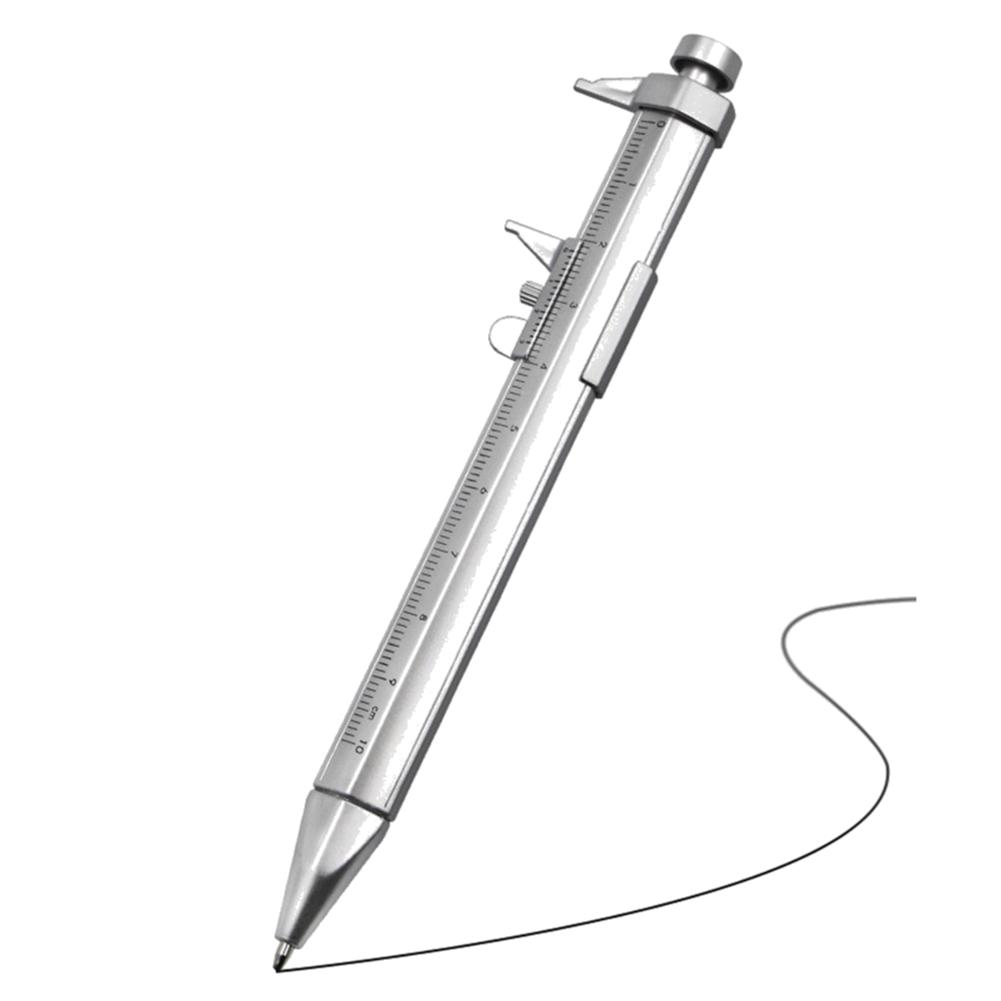 

10 шт. штангенциркуль ручка 0-100 штангенциркуль ролик шариковая ручка 1 мм чернила студенческие канцелярские принадлежности шариковая ручка штангенциркуль измерительные инструменты